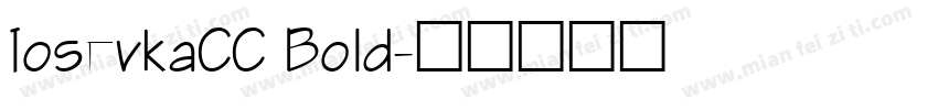 IosevkaCC Bold字体转换